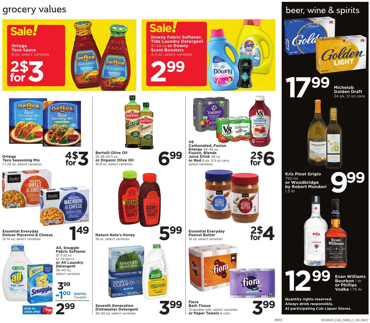 Catalogue Cub Foods from 10/11/2020