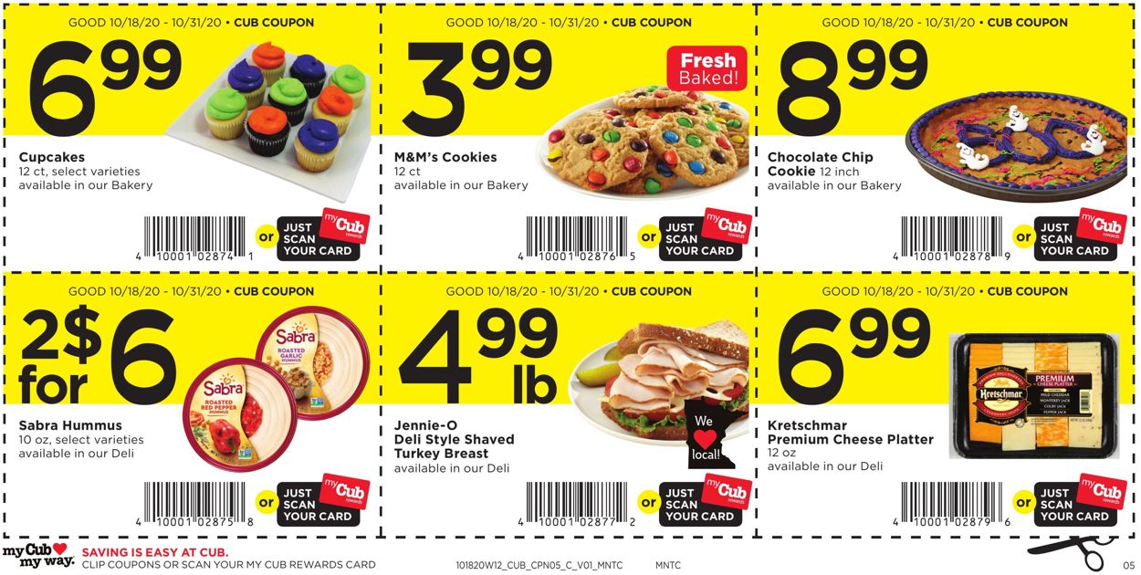 Catalogue Cub Foods from 10/18/2020
