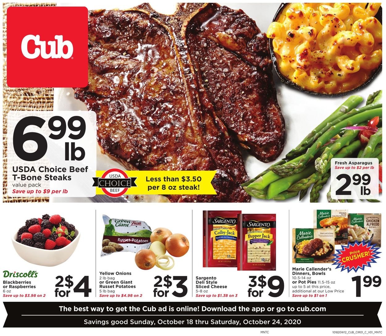 Catalogue Cub Foods from 10/18/2020