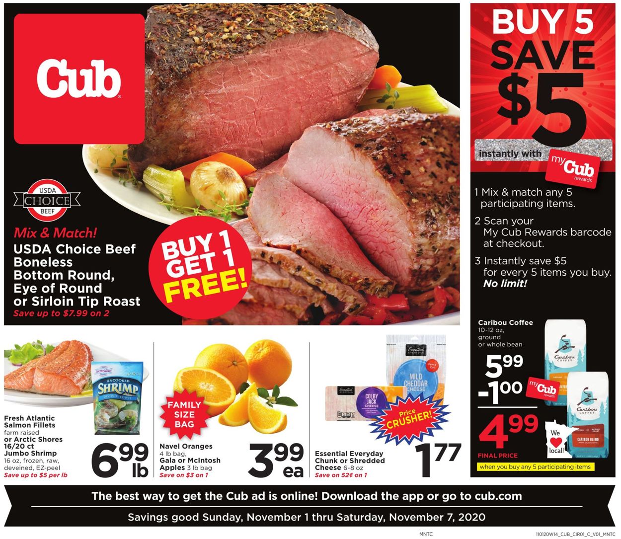 Catalogue Cub Foods from 11/01/2020