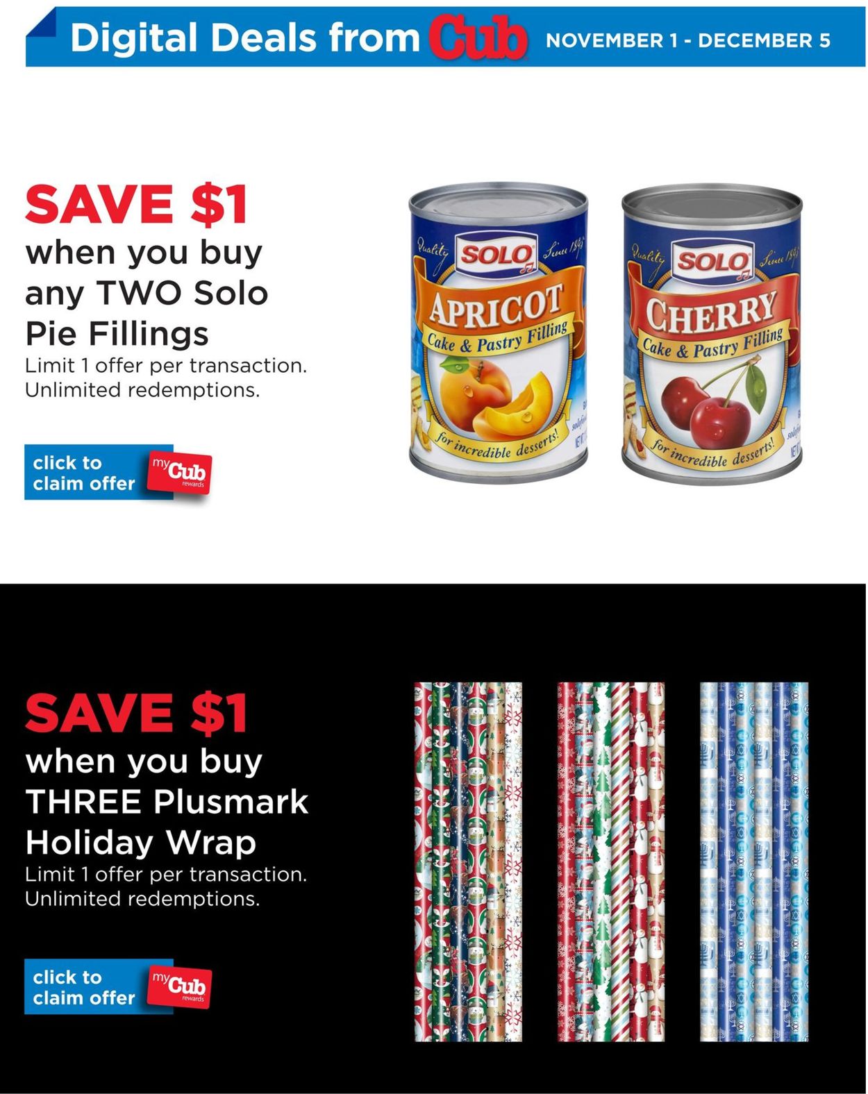 Catalogue Cub Foods from 11/01/2020