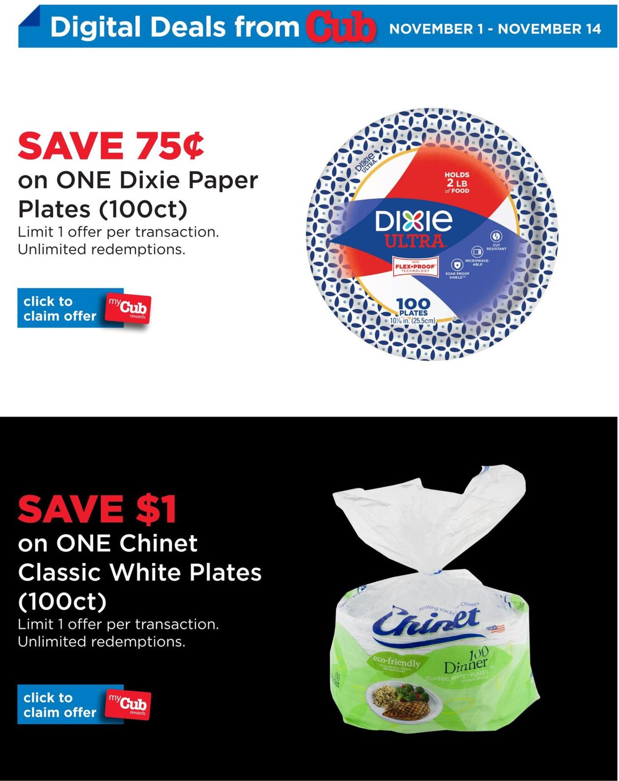 Catalogue Cub Foods from 11/01/2020