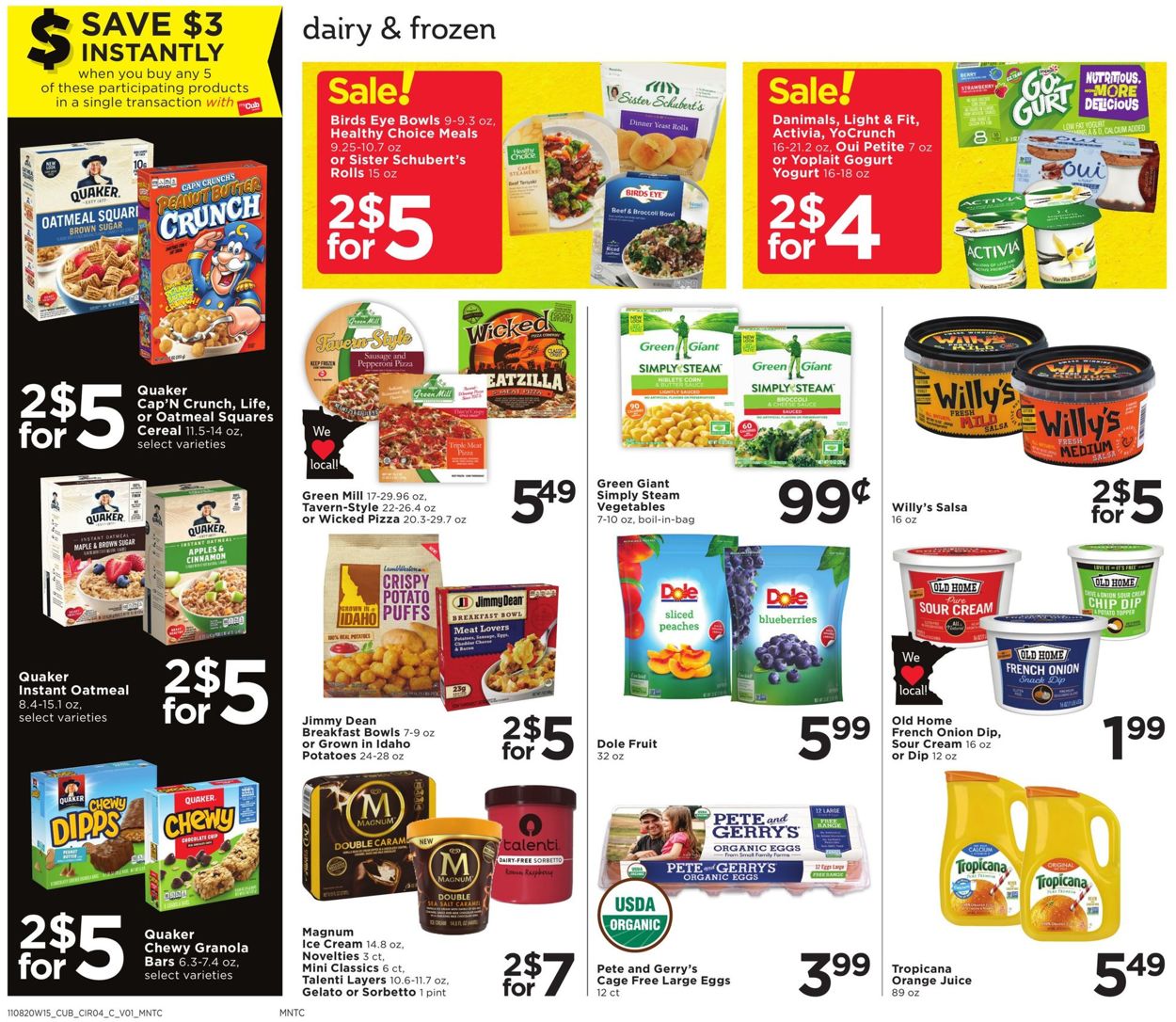 Catalogue Cub Foods from 11/08/2020