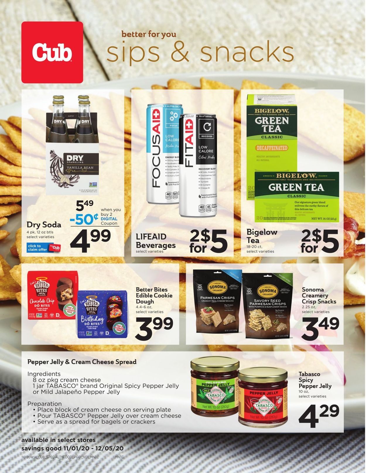 Catalogue Cub Foods from 11/01/2020