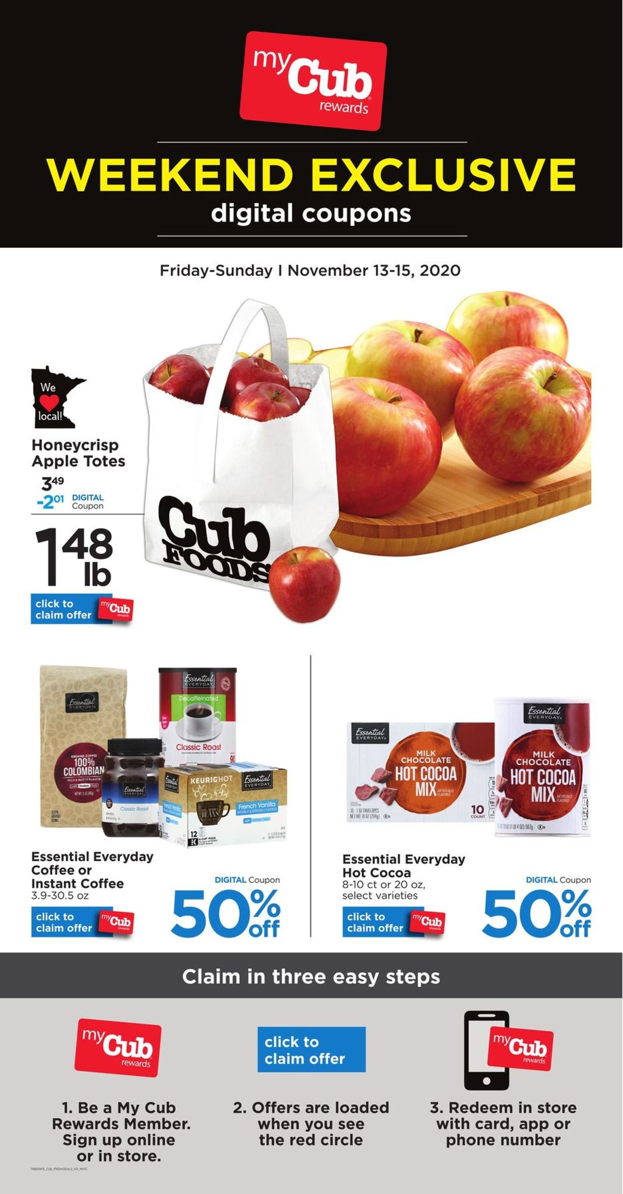 Catalogue Cub Foods from 11/13/2020
