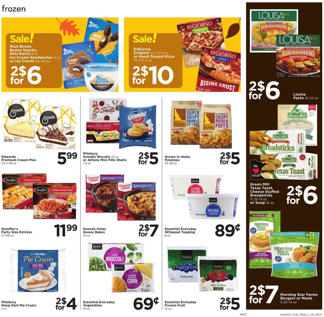 Cub Foods Thanksgiving 2020 Current weekly ad 11/22 11/28/2020 [11