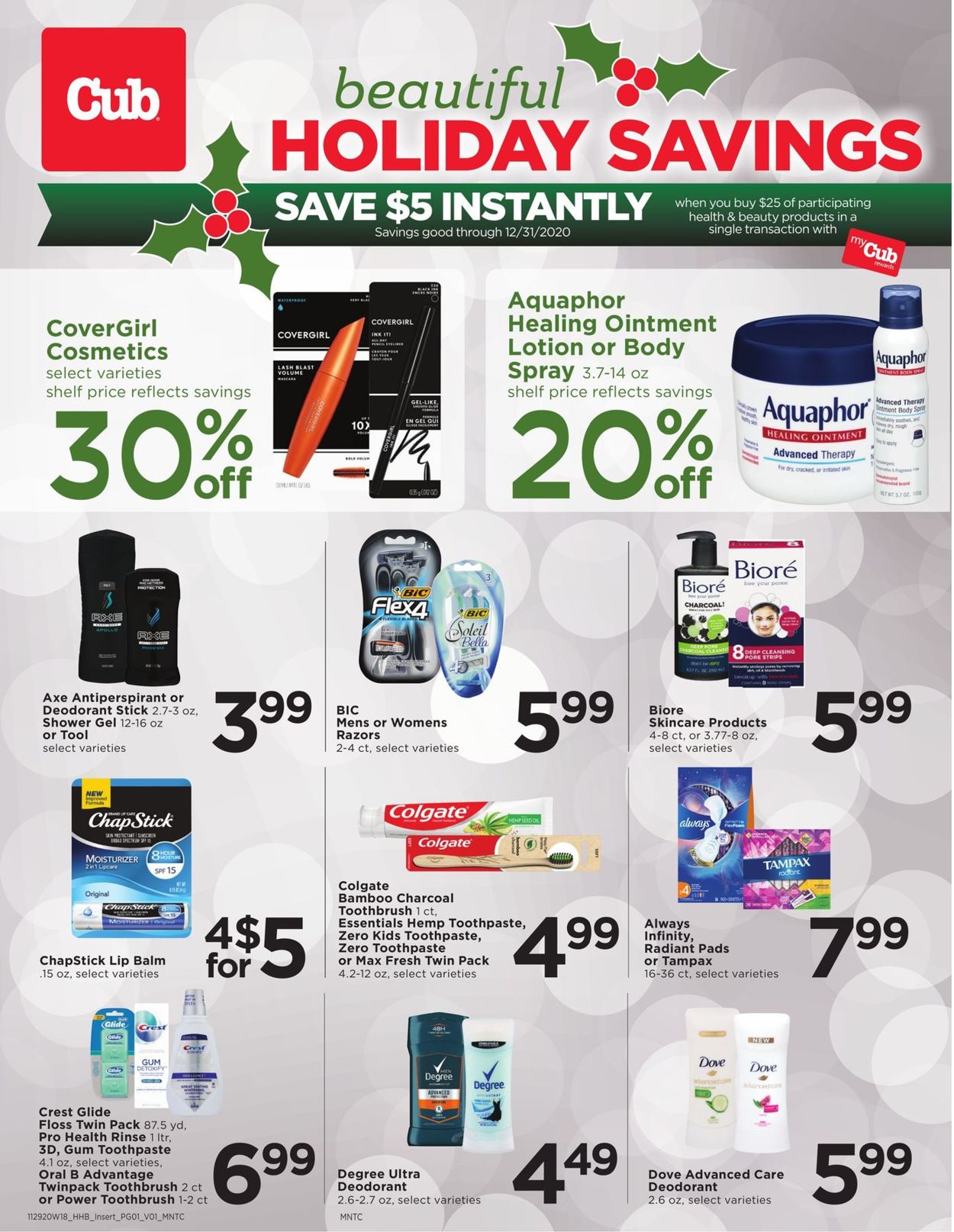 Cub Foods Holiday Saving 2020 Current weekly ad 11/29 12/31/2020
