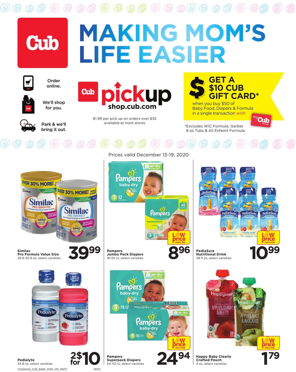 Catalogue Cub Foods Making Mom's Life Easier 2020 from 12/13/2020