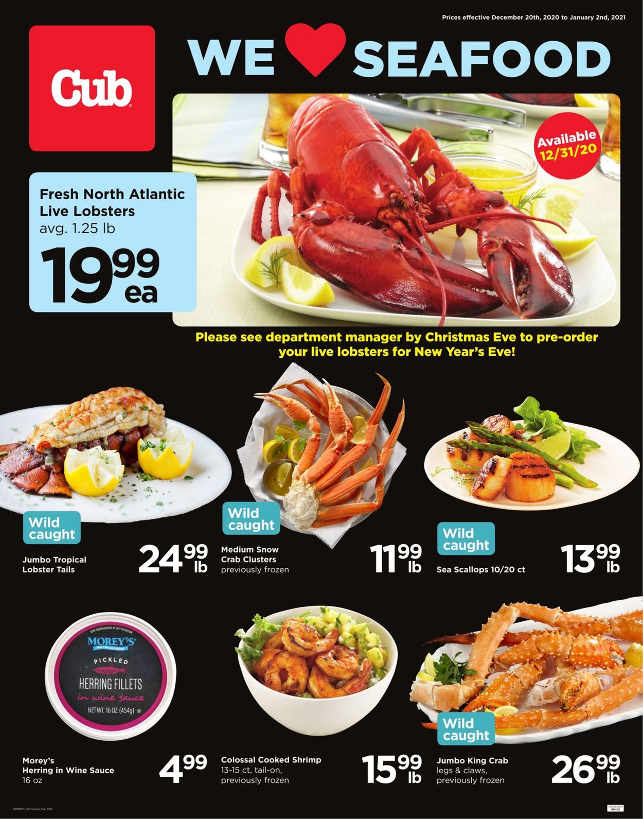 Catalogue Cub Foods Seafood  from 12/20/2020