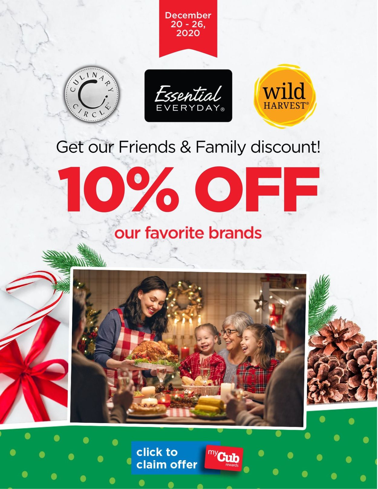 Catalogue Cub Foods Friends & Family  from 12/20/2020