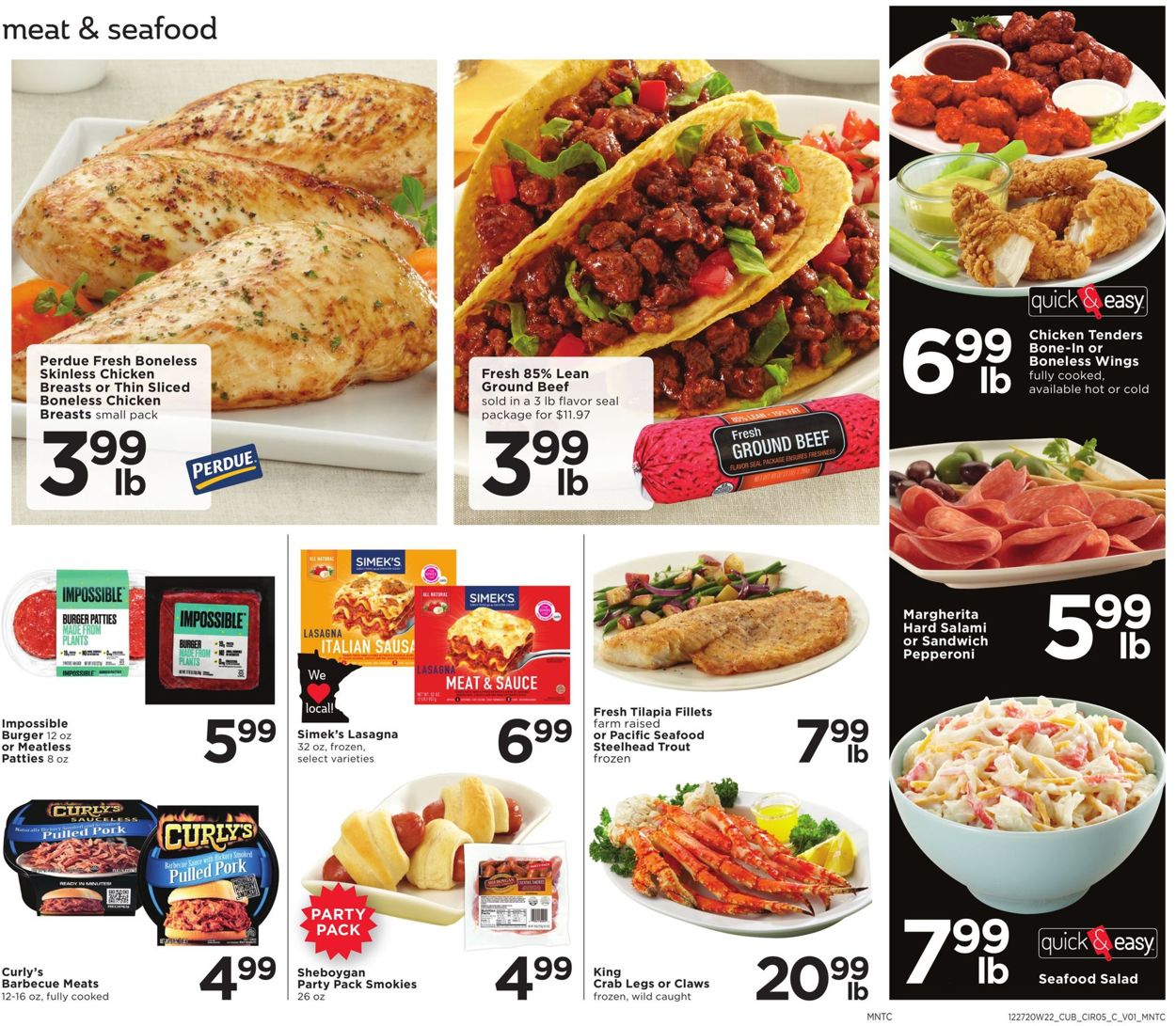 Catalogue Cub Foods Grocery Savings from 12/27/2020