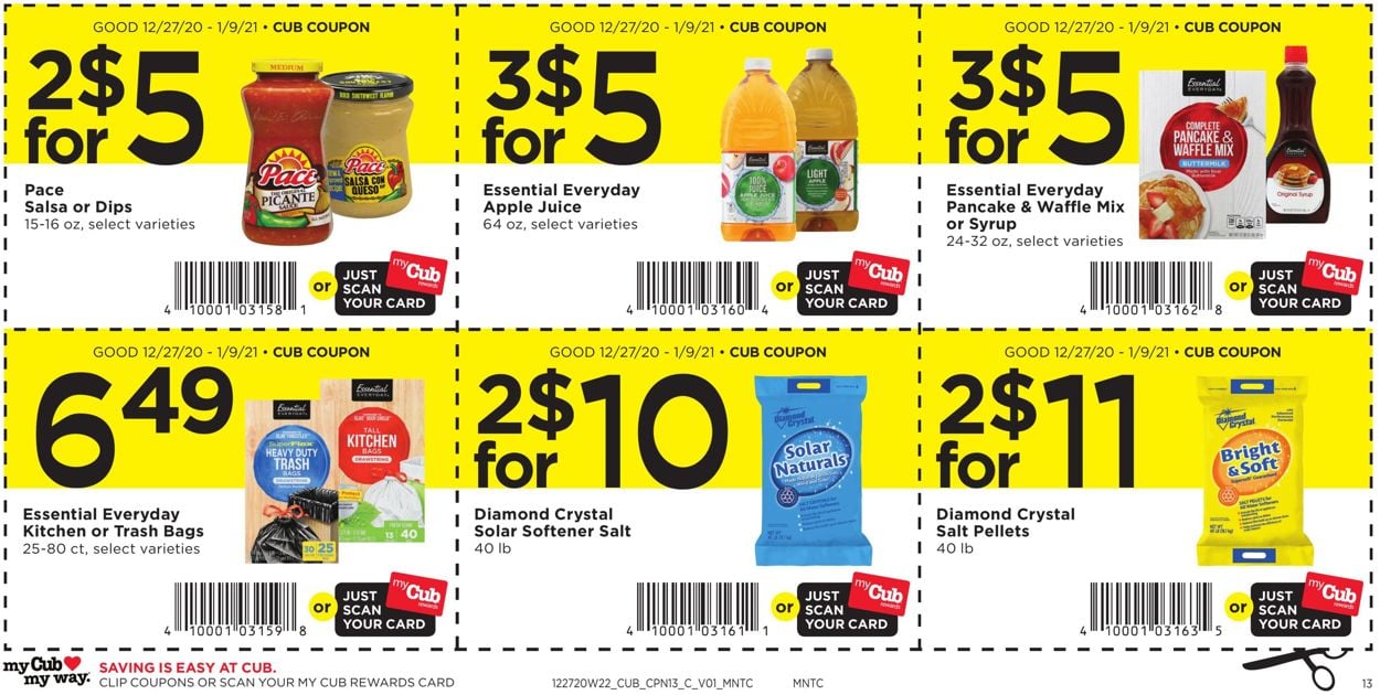 Catalogue Cub Foods Coupon Savings from 12/27/2020