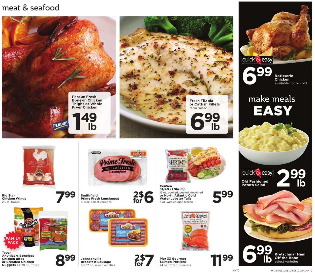 Catalogue Cub Foods Grocery Savings 2021 from 01/17/2021