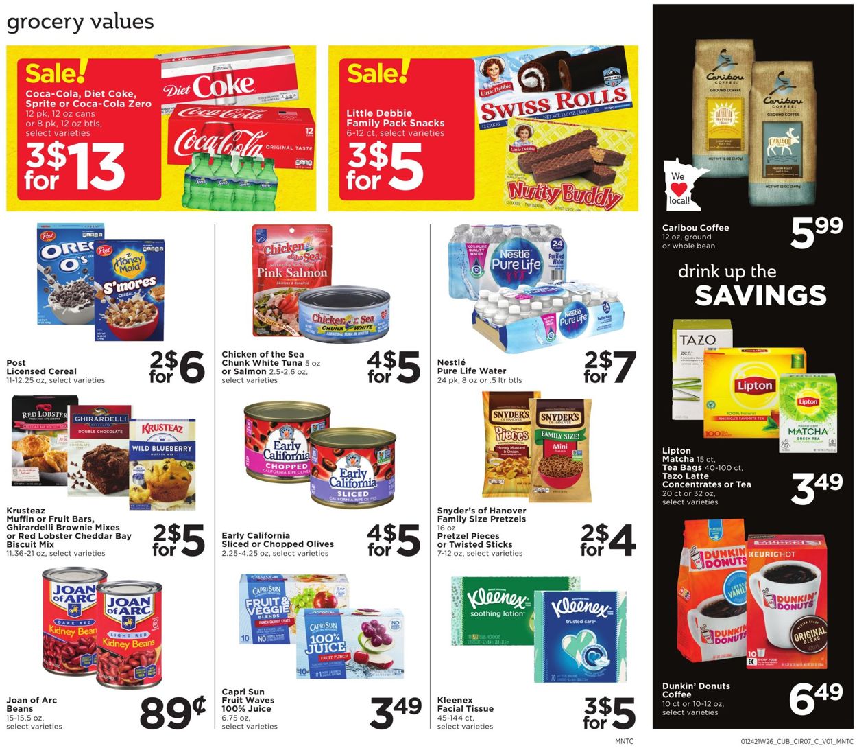 Catalogue Cub Foods from 01/24/2021
