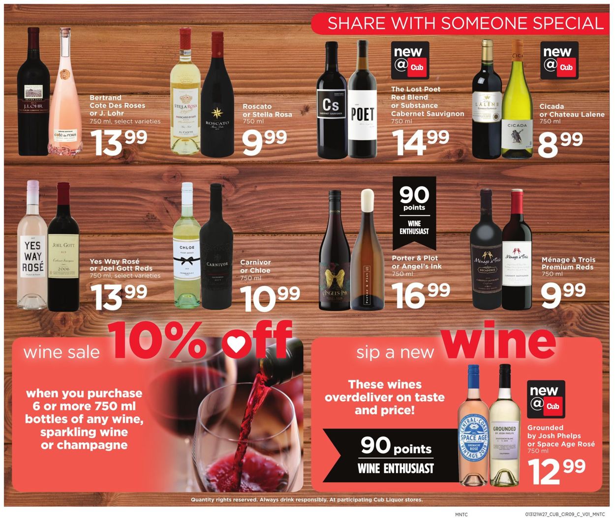 Catalogue Cub Foods Liquor Ad 2021 from 01/31/2021