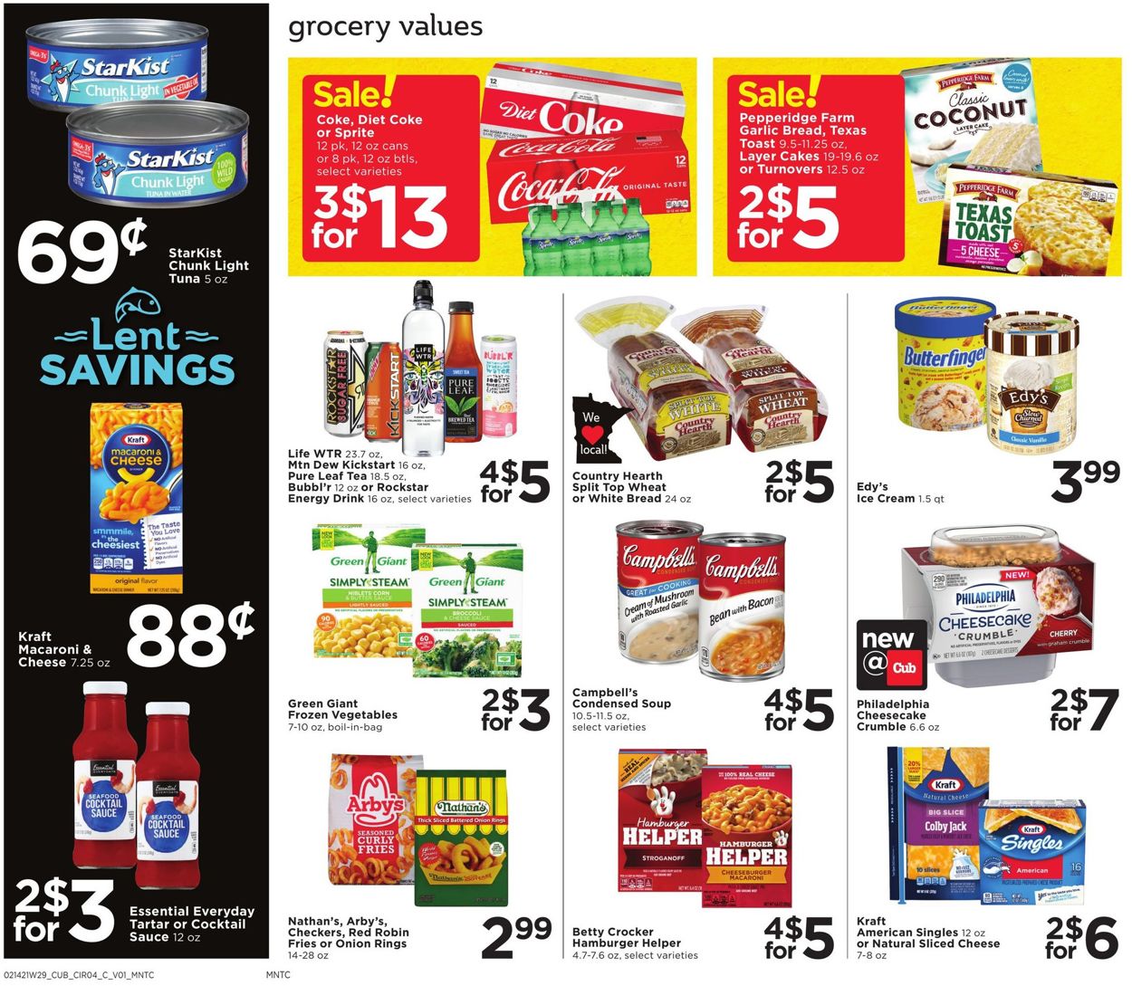 Catalogue Cub Foods from 02/14/2021