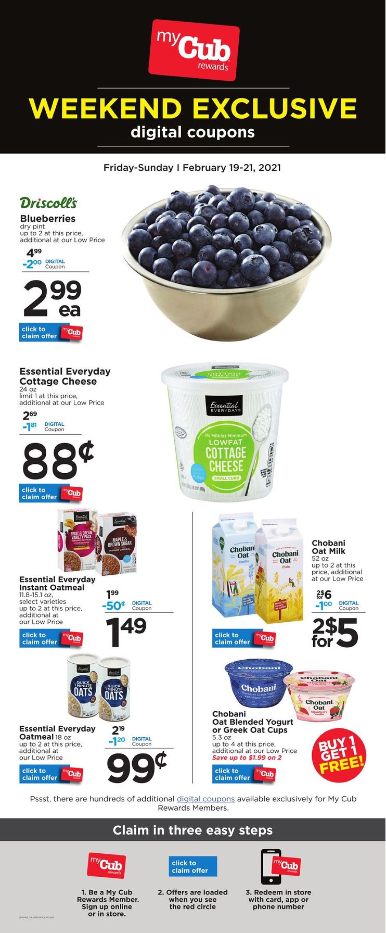Catalogue Cub Foods from 02/19/2021