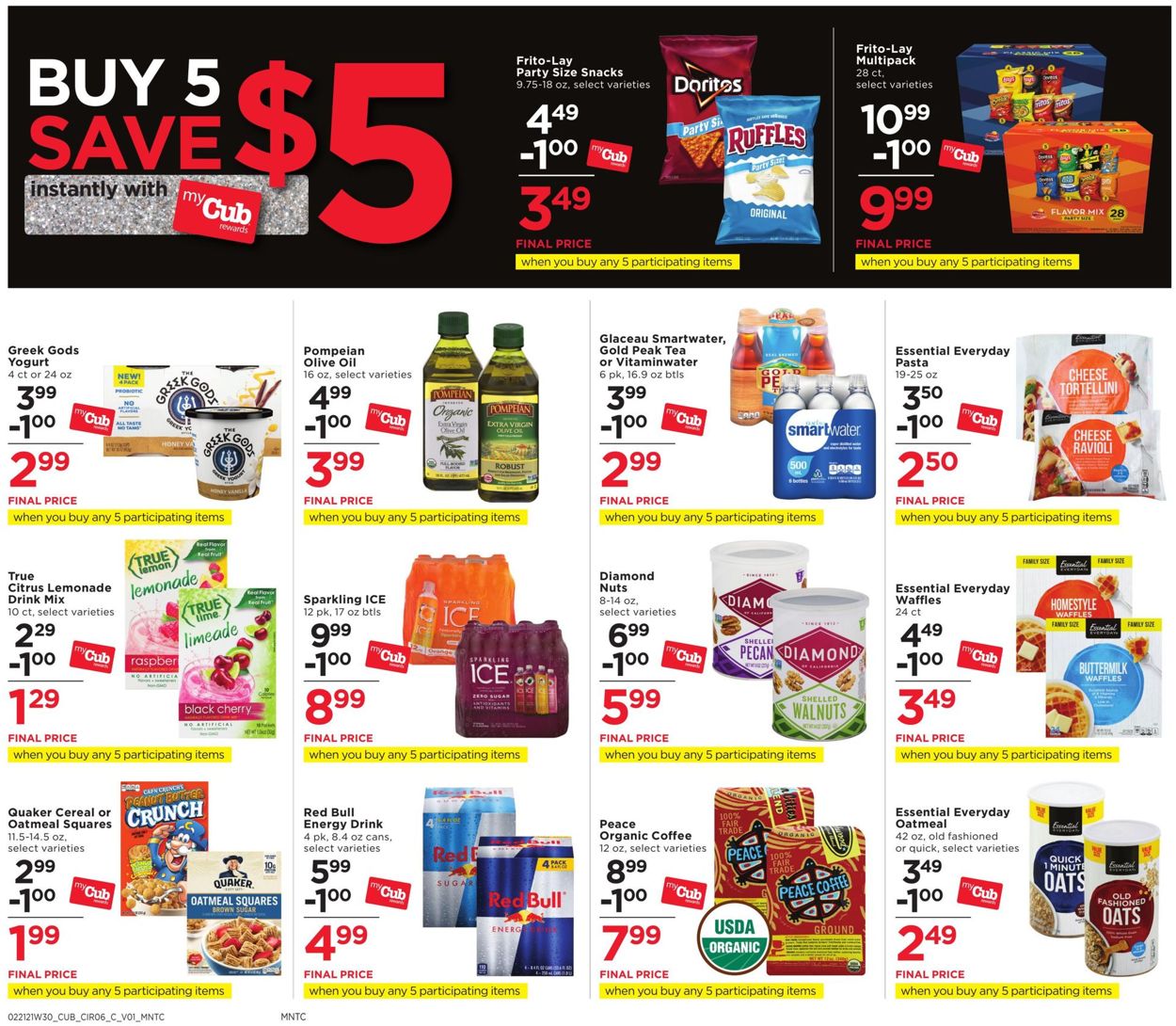 Catalogue Cub Foods from 02/21/2021