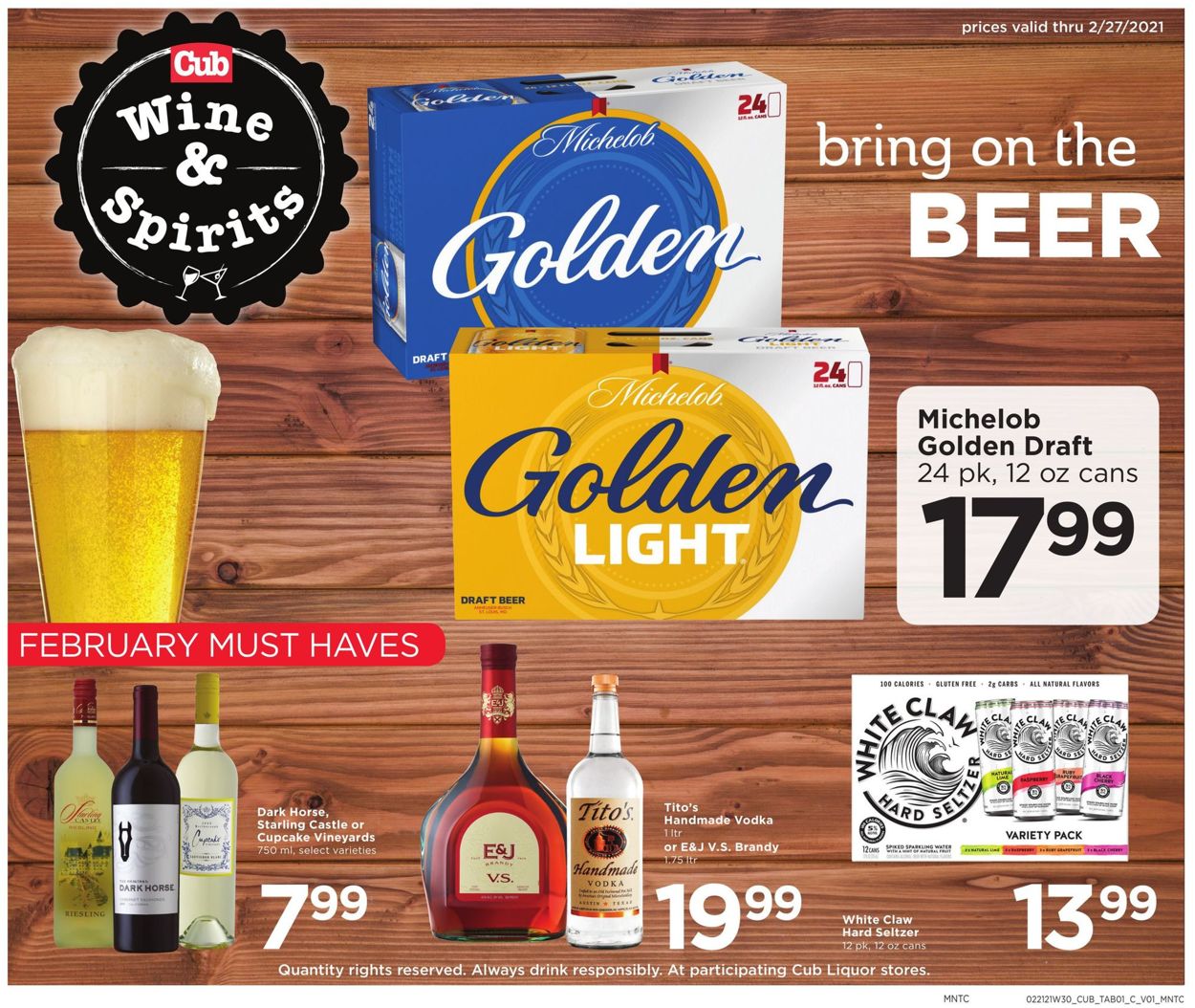 Catalogue Cub Foods from 02/21/2021