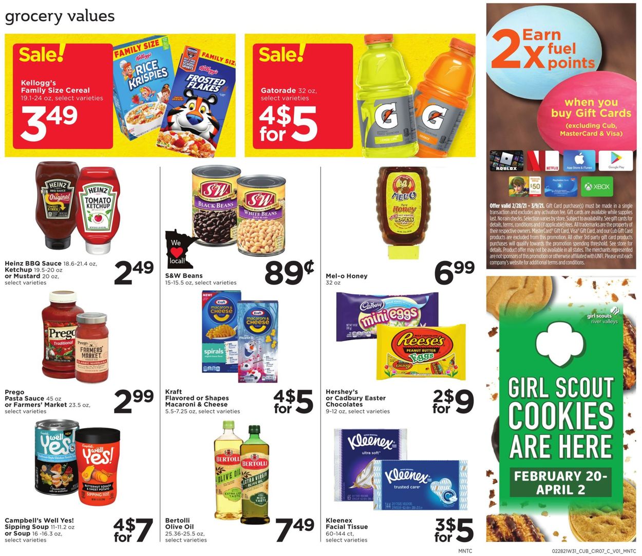 Catalogue Cub Foods from 02/28/2021