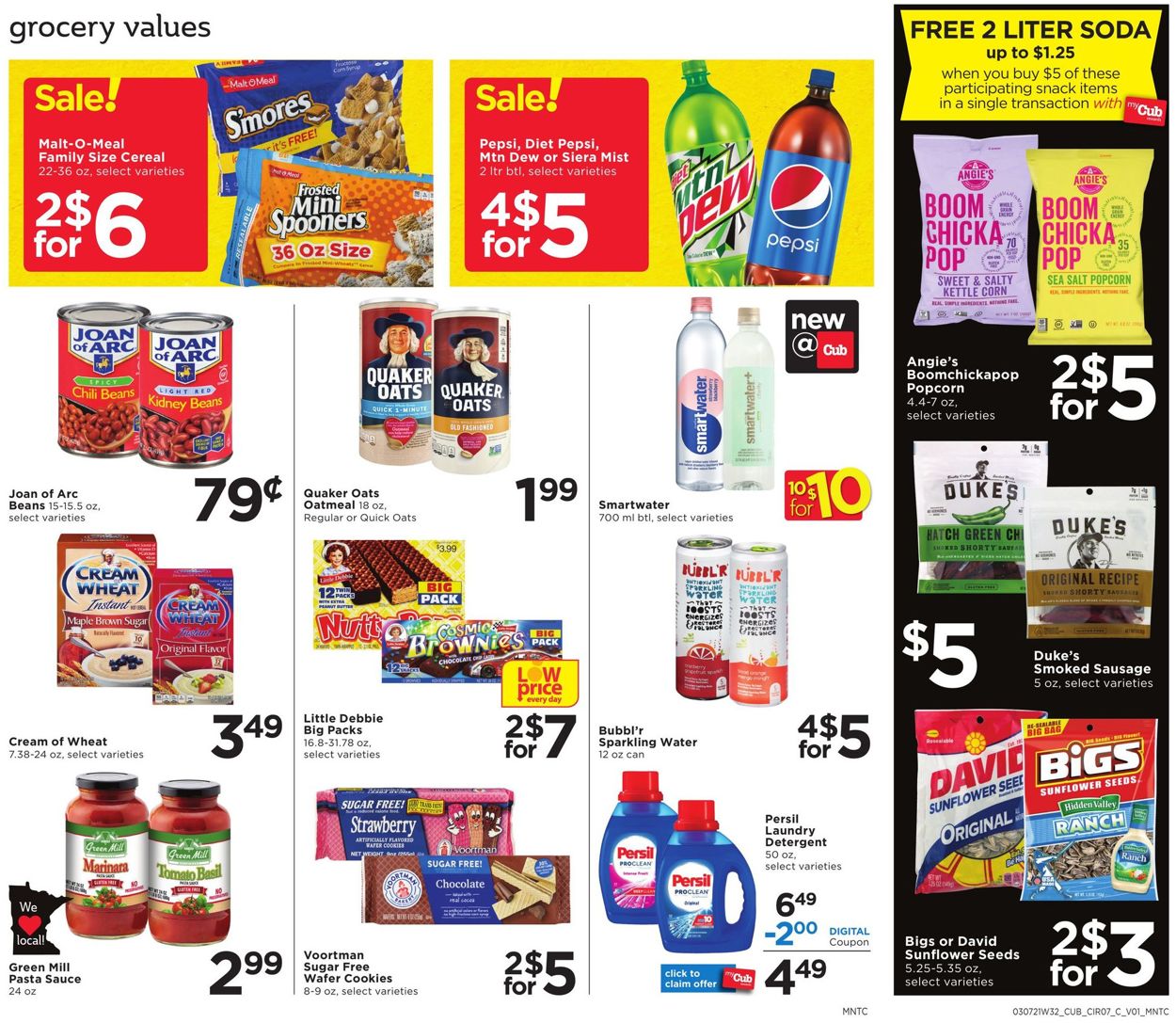 Catalogue Cub Foods from 03/07/2021