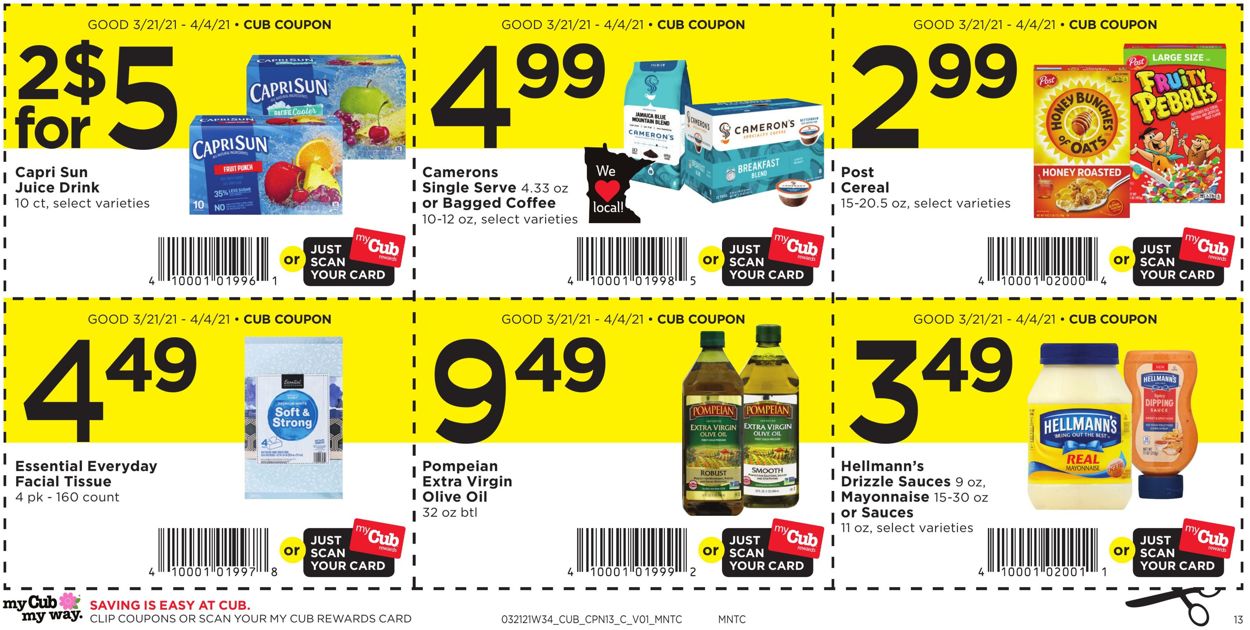 Catalogue Cub Foods from 03/21/2021
