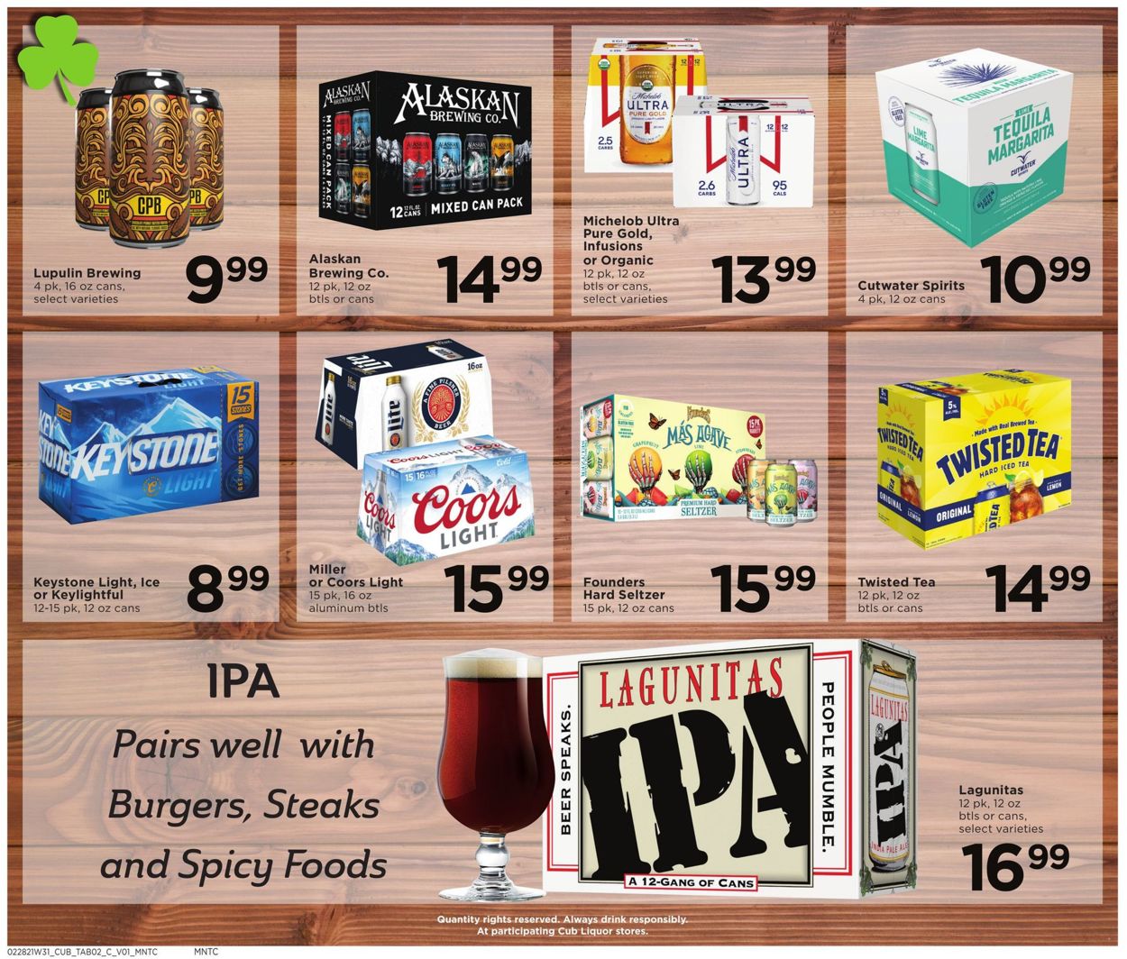 Catalogue Cub Foods from 03/22/2021