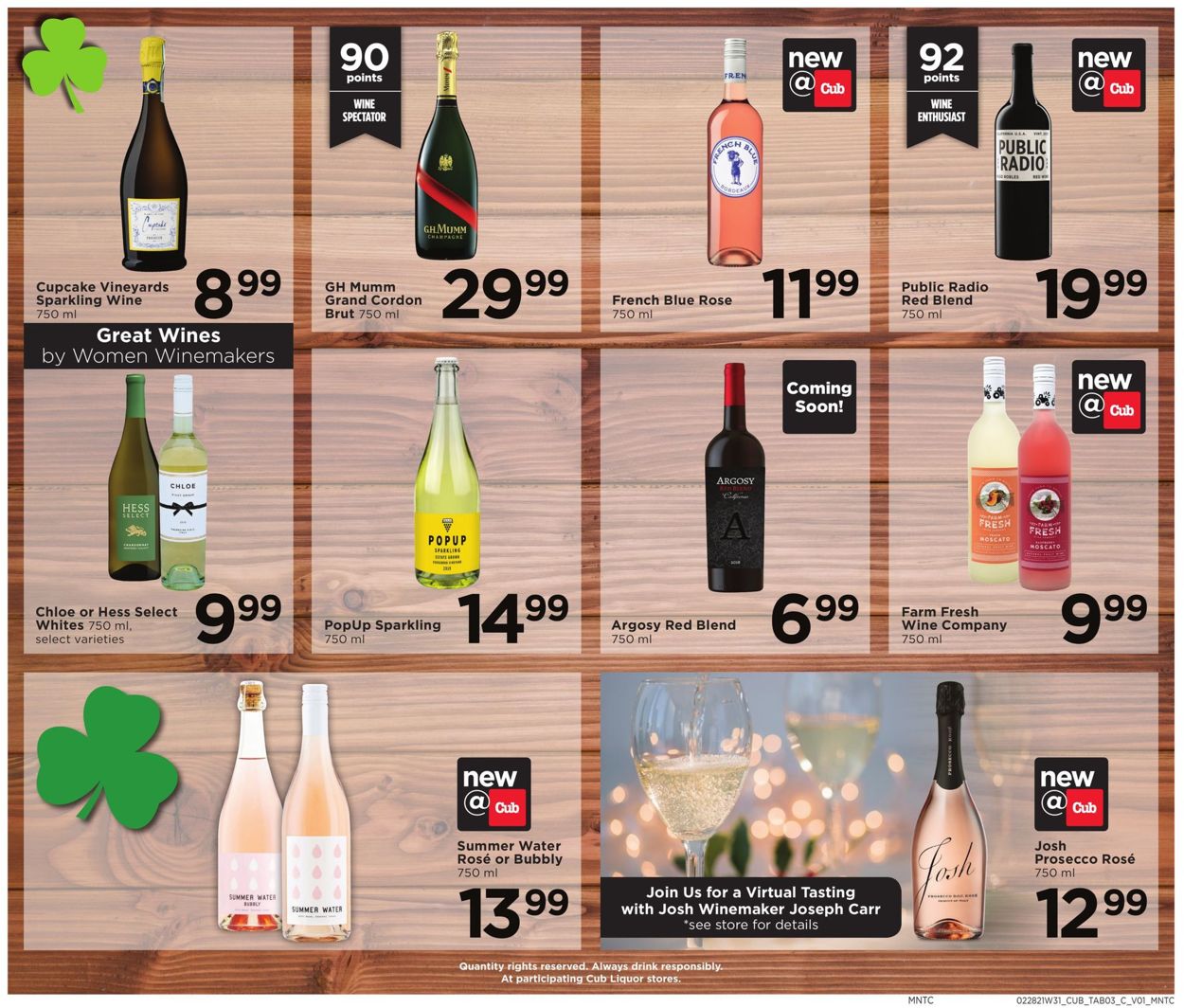 Catalogue Cub Foods from 03/22/2021