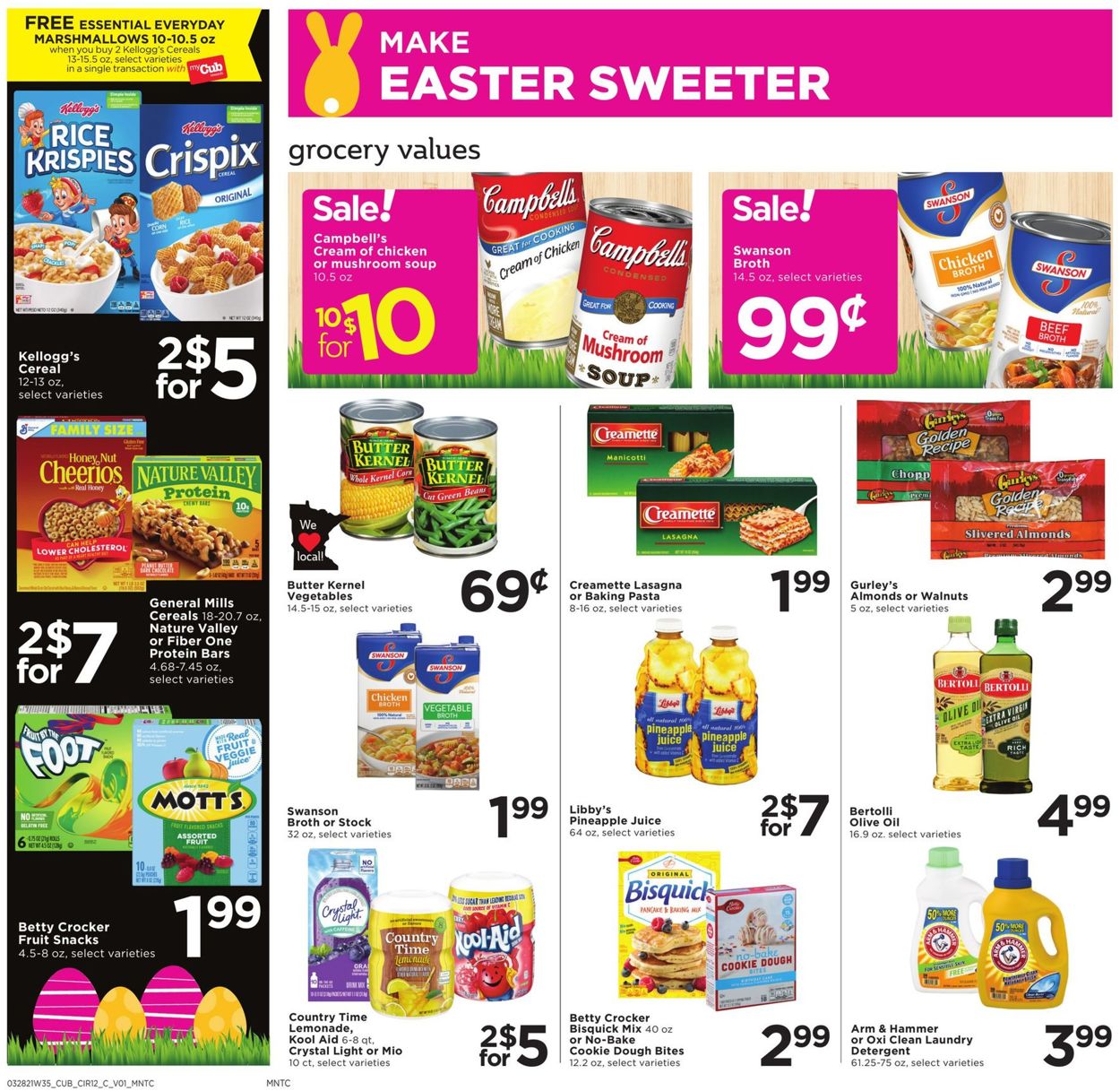 Catalogue Cub Foods - Easter 2021 ad from 03/28/2021