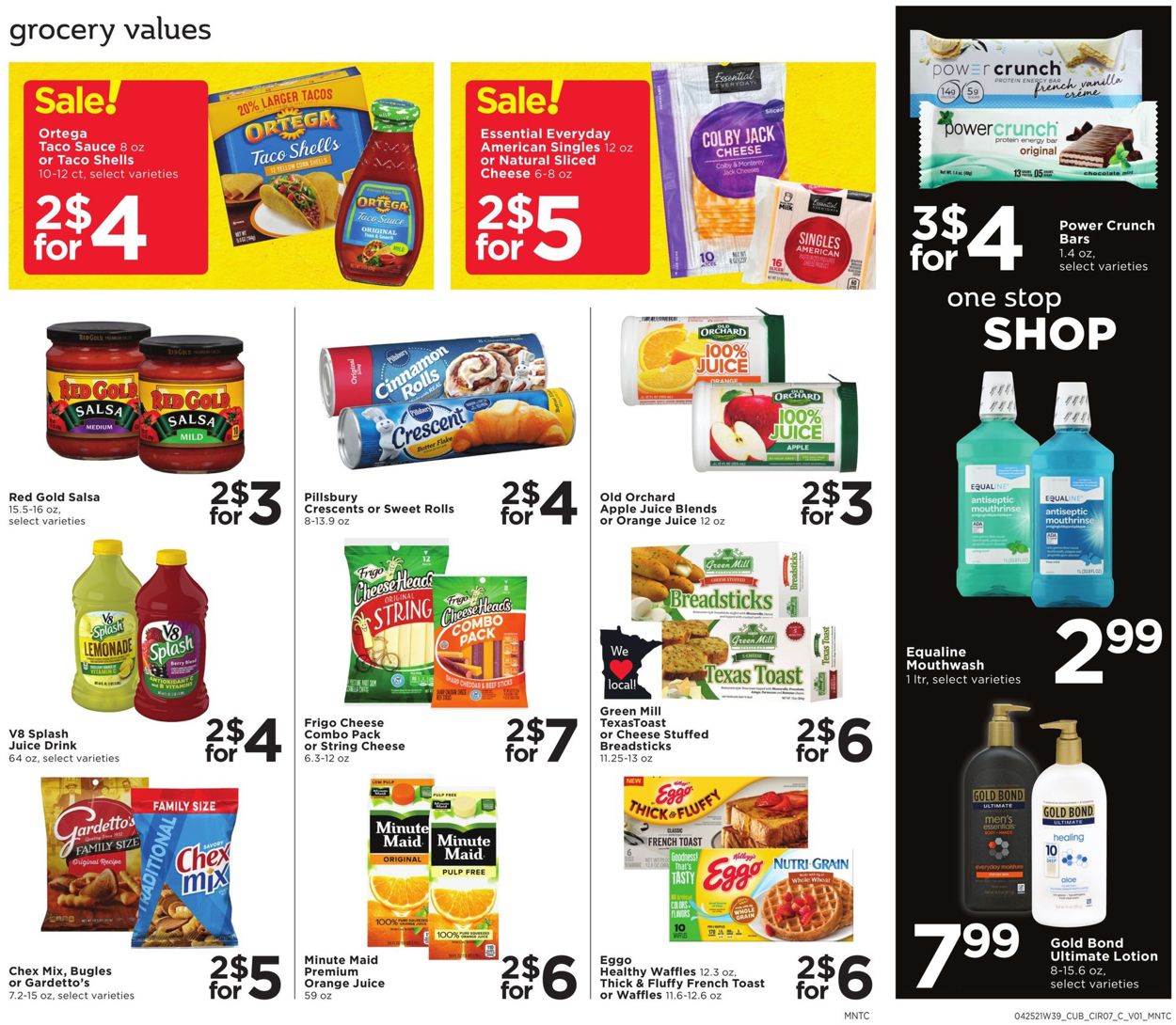 Catalogue Cub Foods from 04/25/2021