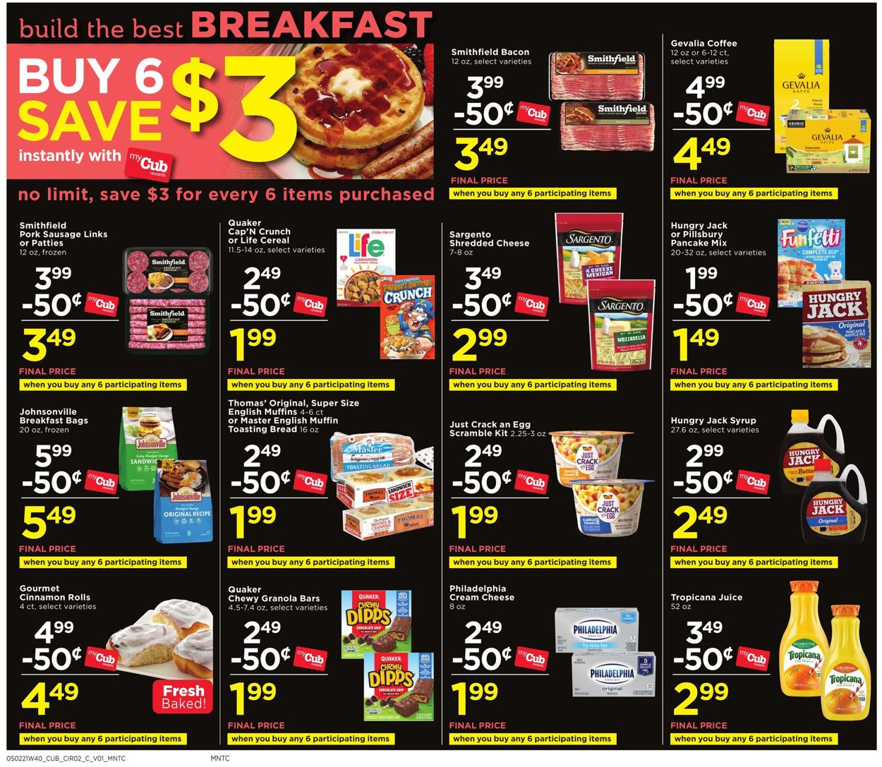 Catalogue Cub Foods from 05/02/2021
