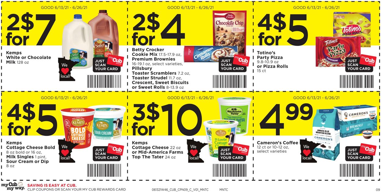 Catalogue Cub Foods from 06/13/2021