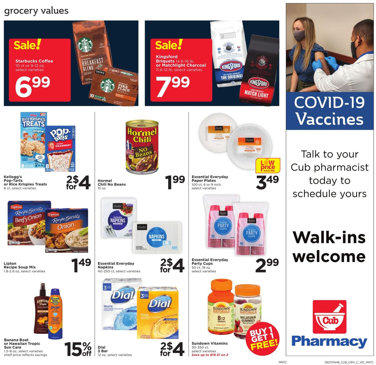 Catalogue Cub Foods from 06/27/2021