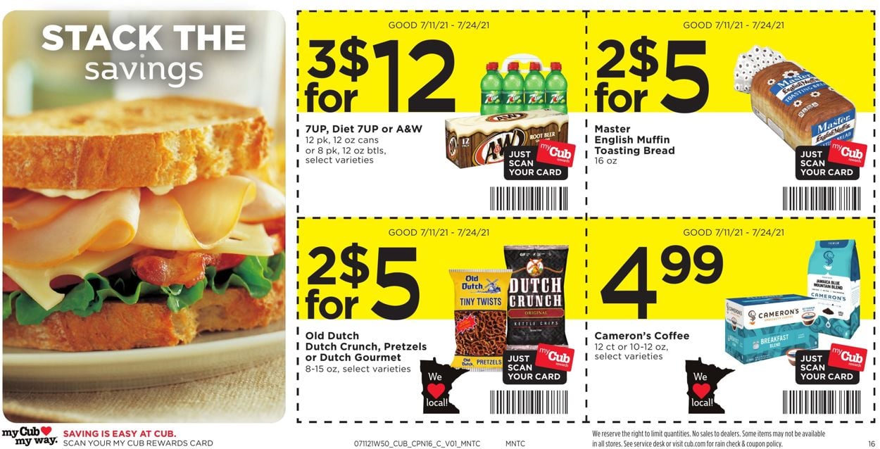 Catalogue Cub Foods from 07/11/2021