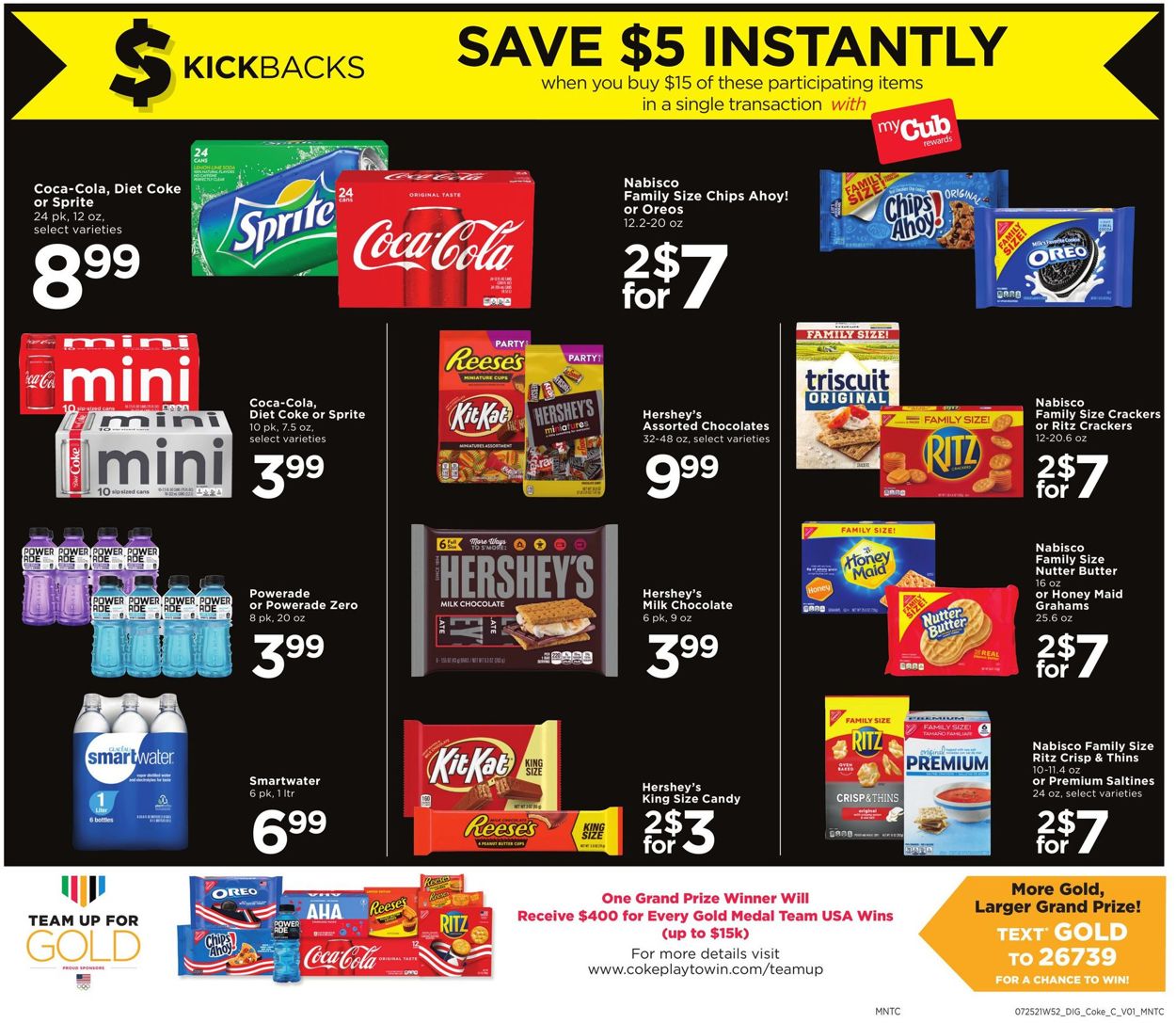 Catalogue Cub Foods from 07/25/2021