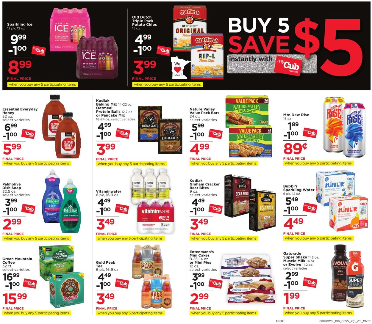 Catalogue Cub Foods from 08/01/2021