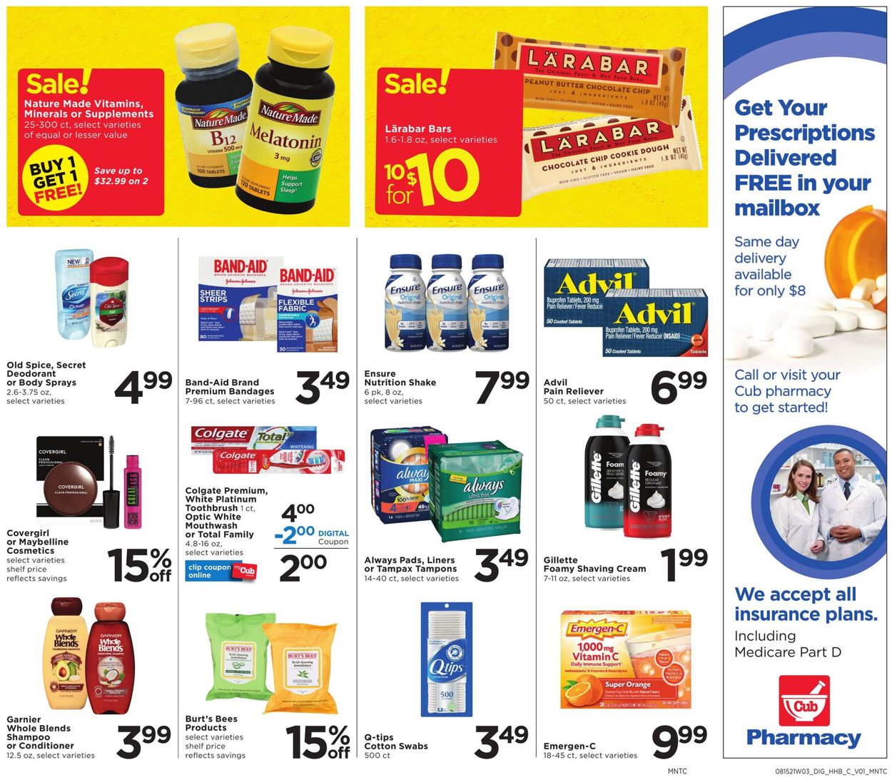 Catalogue Cub Foods from 08/15/2021