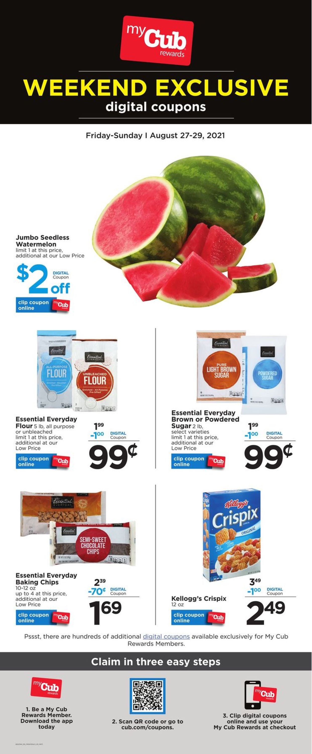 Catalogue Cub Foods from 08/27/2021