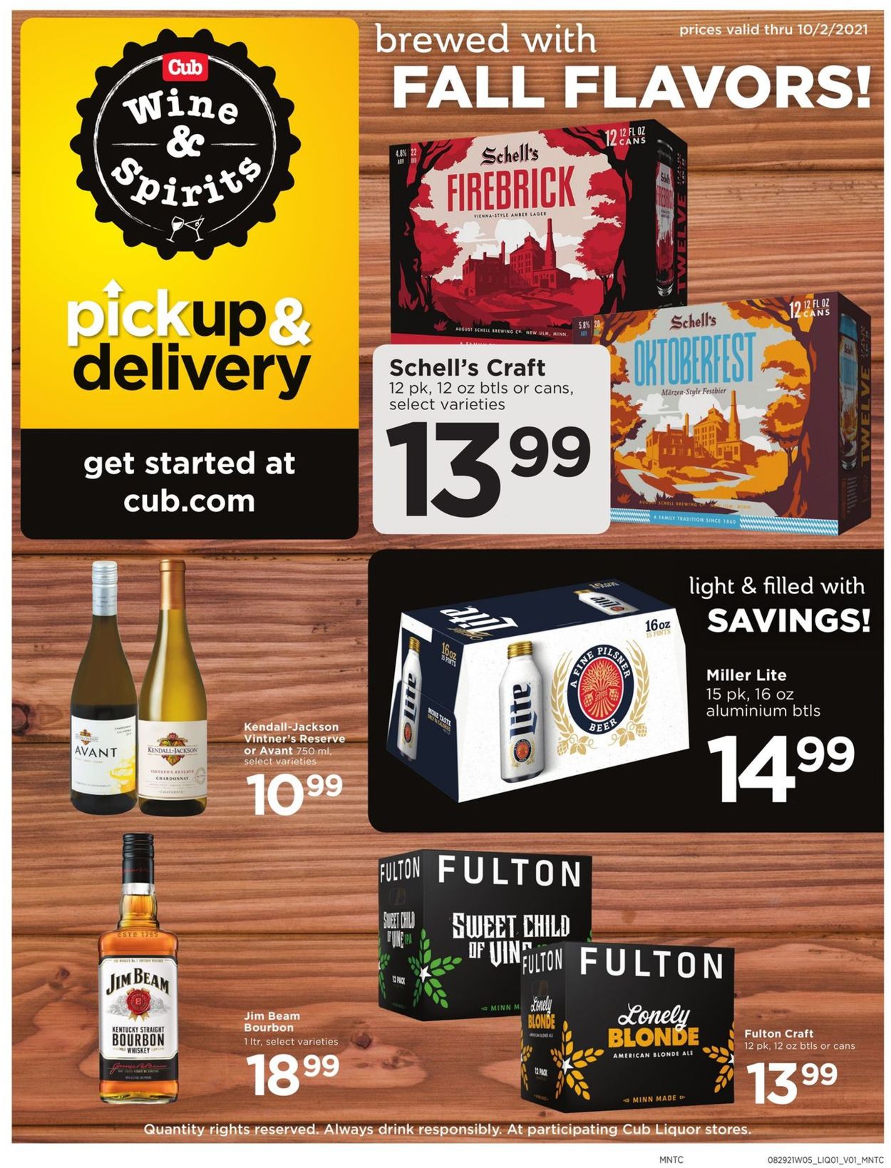 Catalogue Cub Foods from 08/29/2021