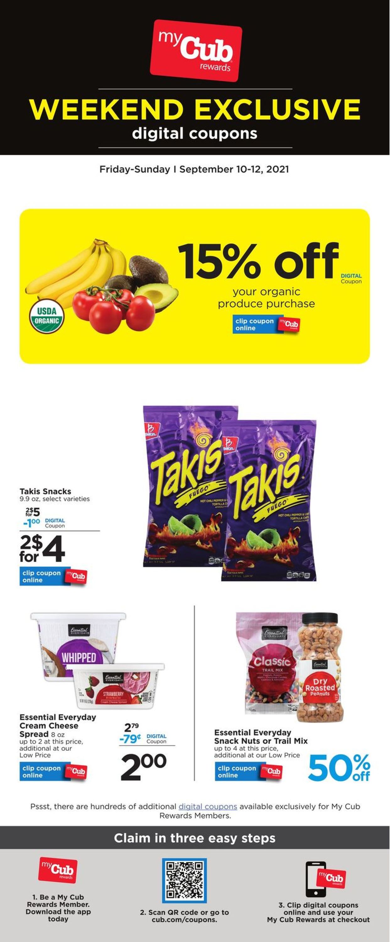 Catalogue Cub Foods from 09/10/2021