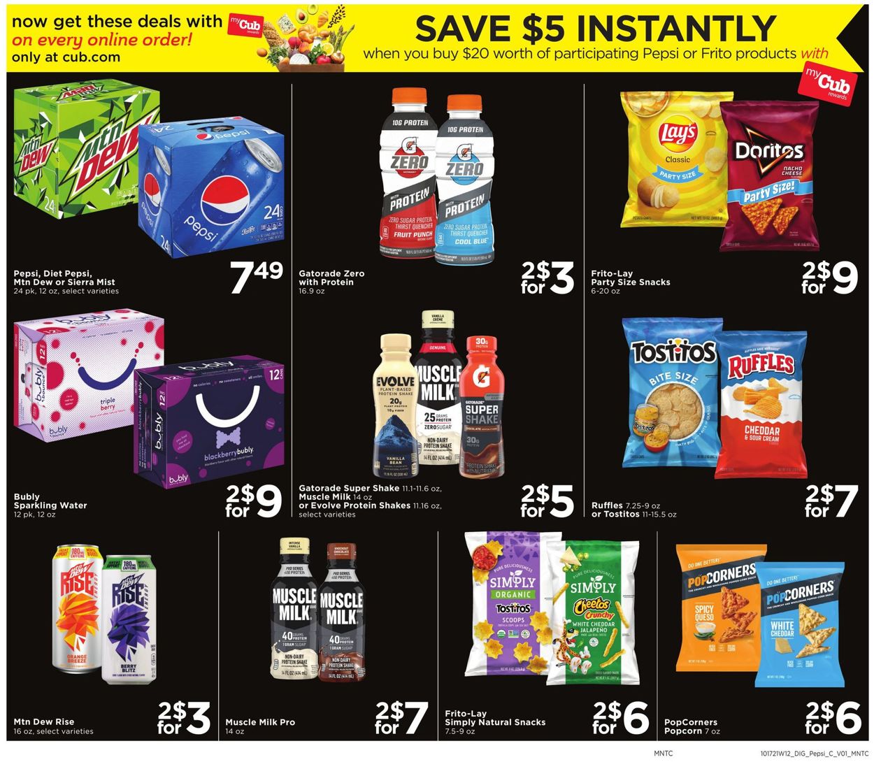Catalogue Cub Foods HALLOWEEN 2021 from 10/17/2021