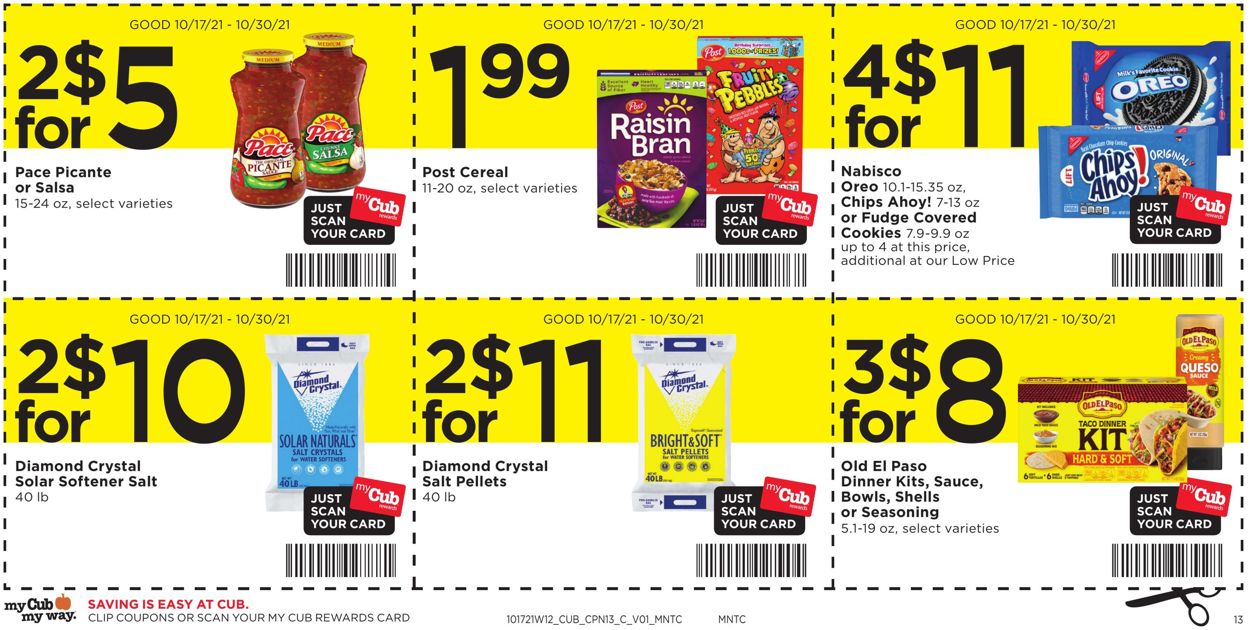 Catalogue Cub Foods from 10/17/2021
