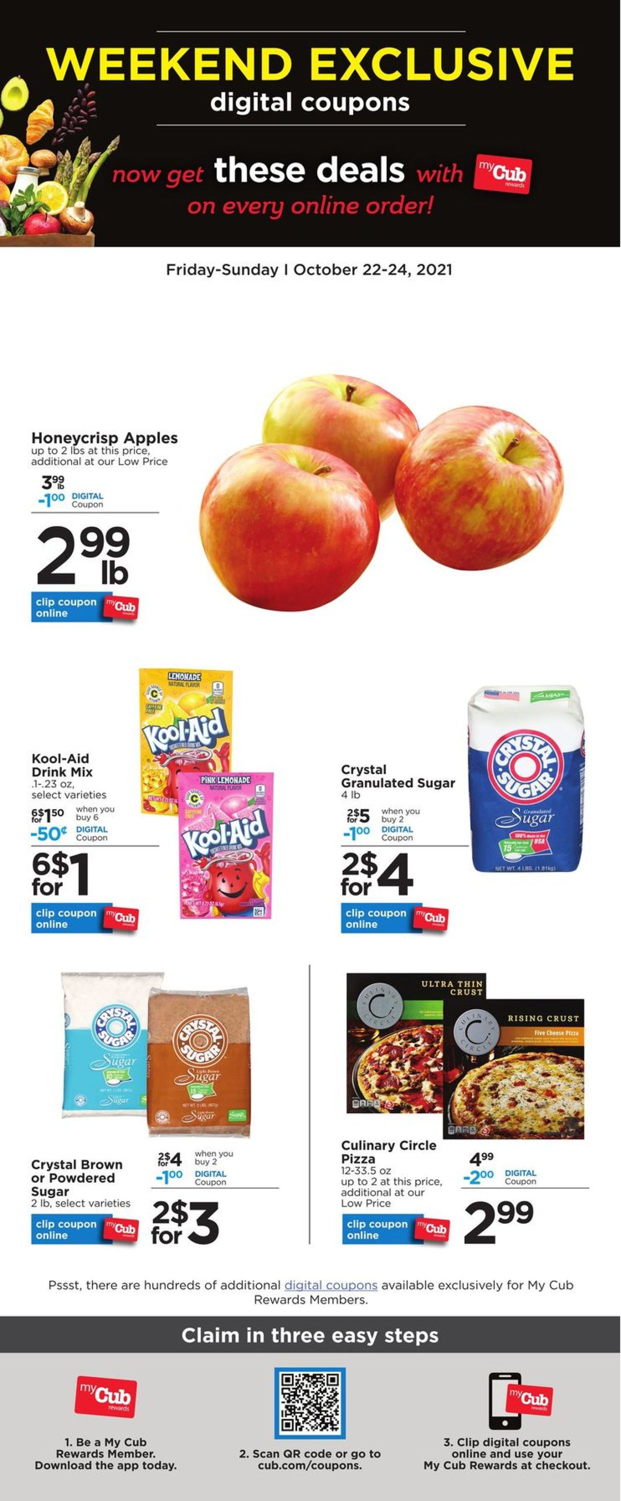 Catalogue Cub Foods from 10/22/2021