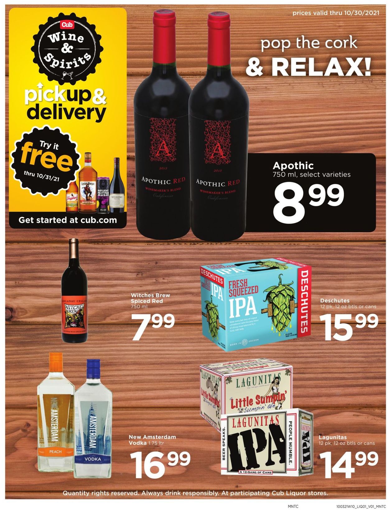 Catalogue Cub Foods from 10/23/2021