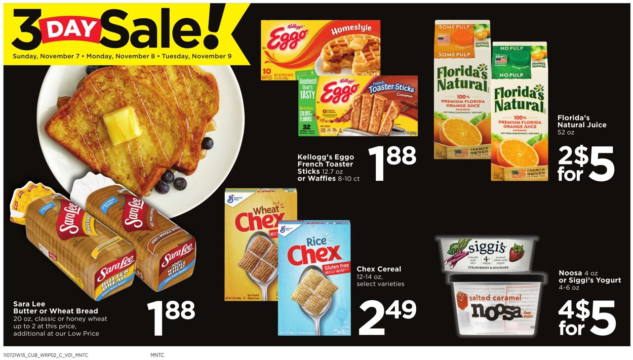 Catalogue Cub Foods from 11/07/2021