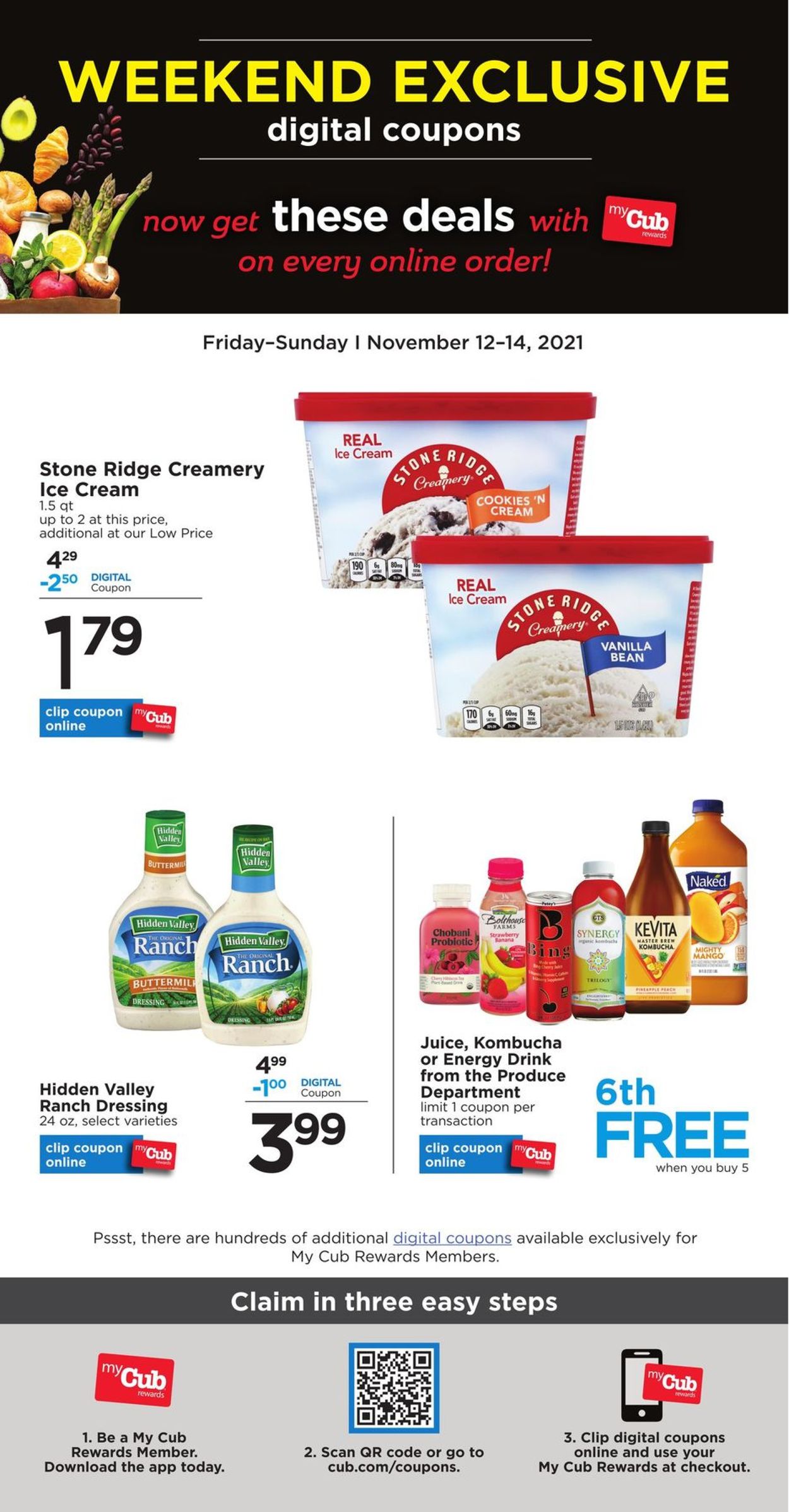 Catalogue Cub Foods from 11/12/2021