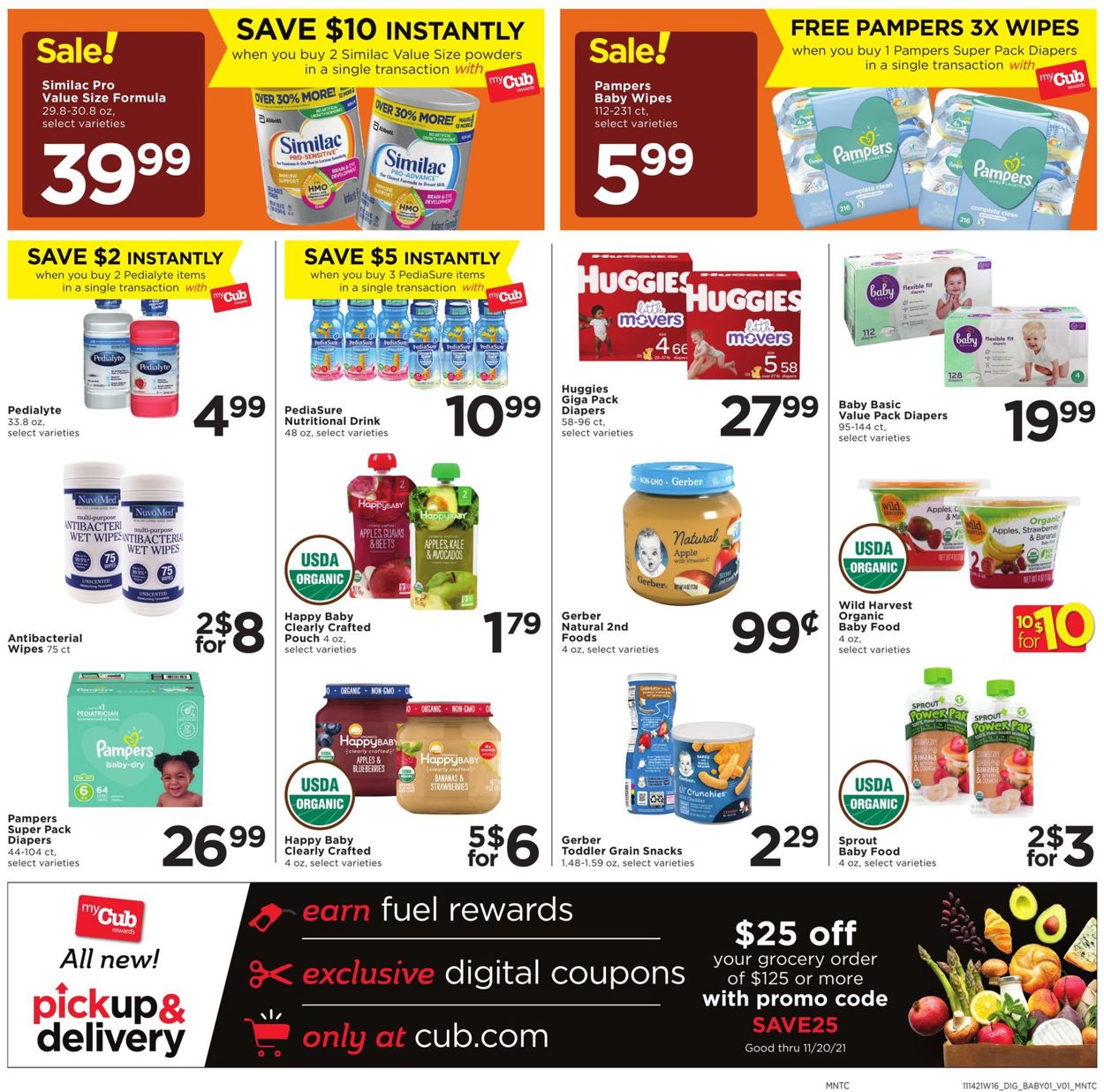 Catalogue Cub Foods HOLIDAY 2021 from 11/14/2021