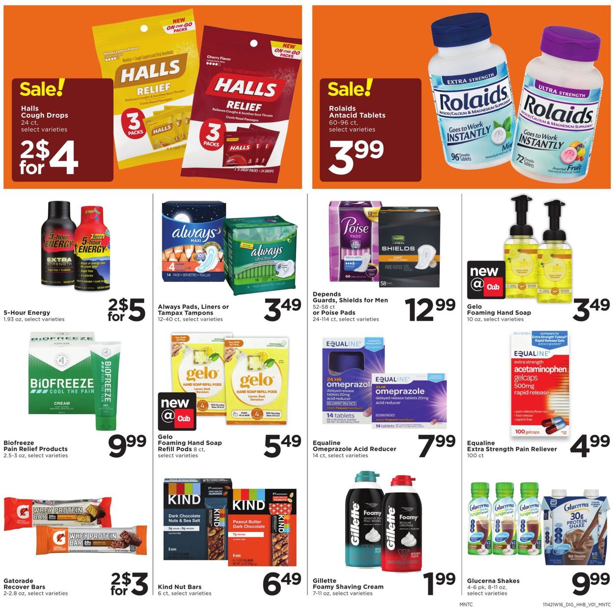 Catalogue Cub Foods HOLIDAY 2021 from 11/14/2021