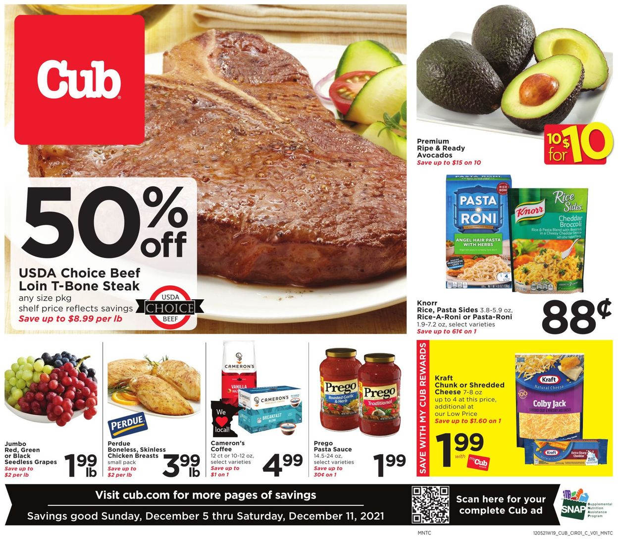 Catalogue Cub Foods from 12/05/2021