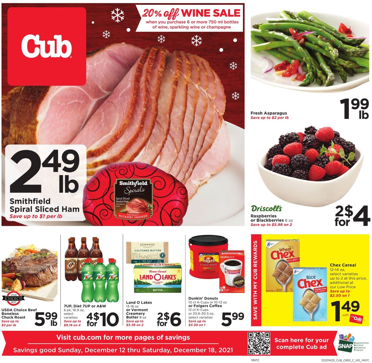 Cub Foods CHRISTMAS 2021 Current weekly ad 12/12 12/18/2021